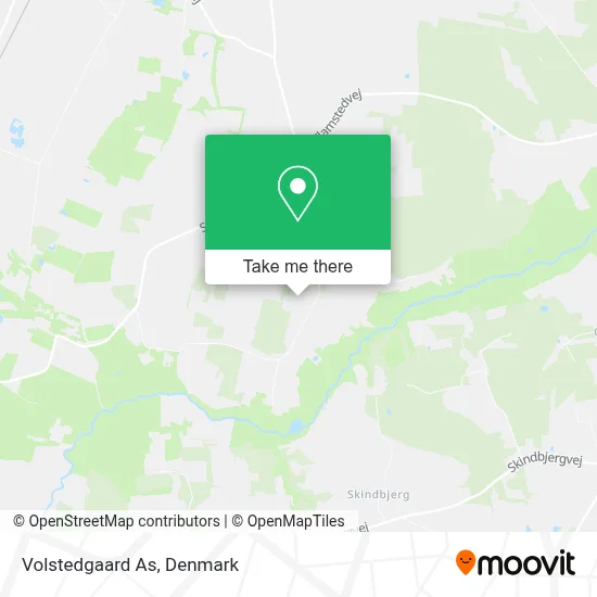 Volstedgaard As map