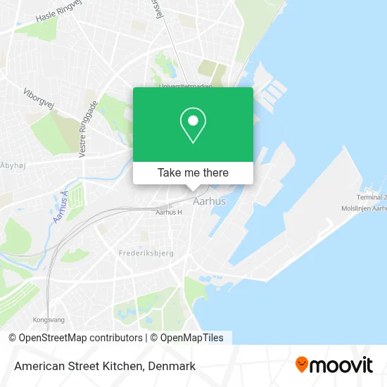 American Street Kitchen map