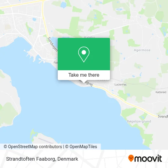 Strandtoften Faaborg map