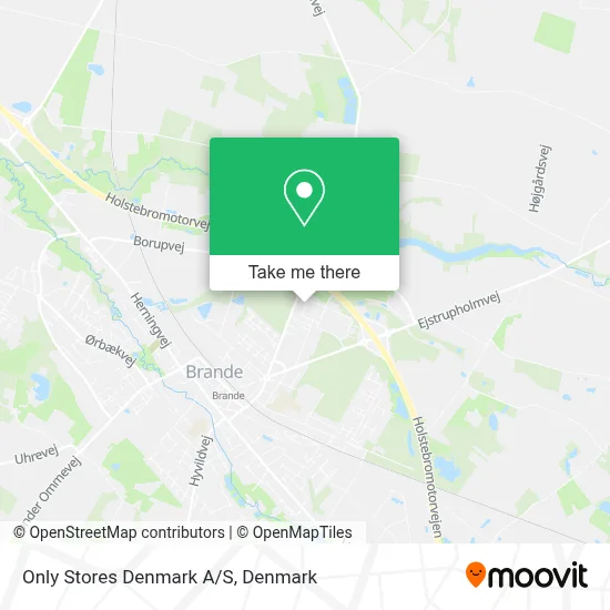 Only Stores Denmark A/S map