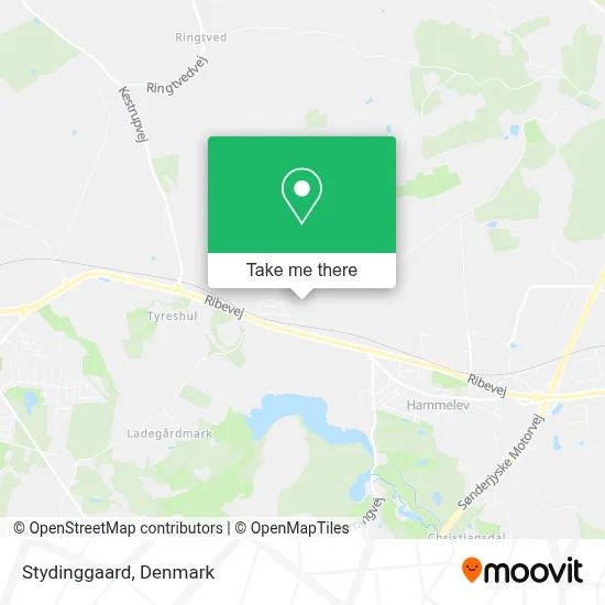 Stydinggaard map