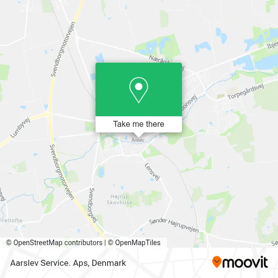 Aarslev Service. Aps map