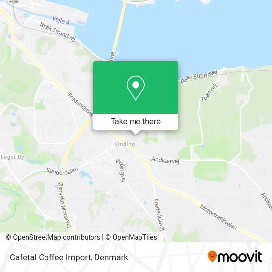 Cafetal Coffee Import map