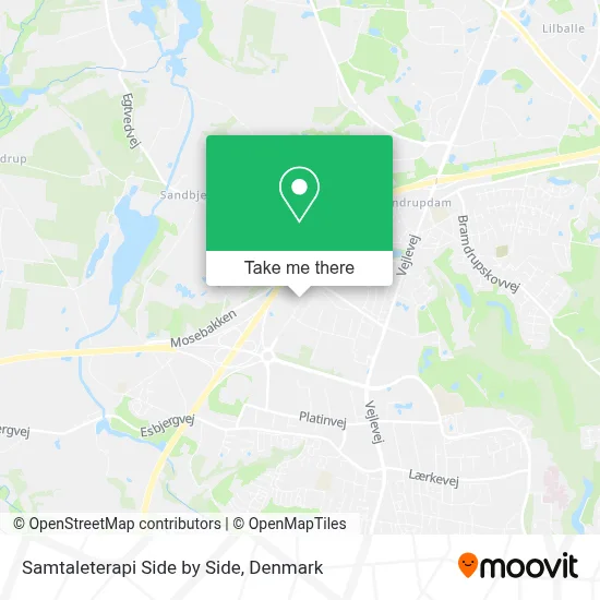 Samtaleterapi Side by Side map