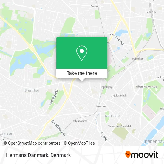 Hermans Danmark map