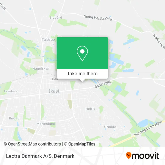 Lectra Danmark A/S map