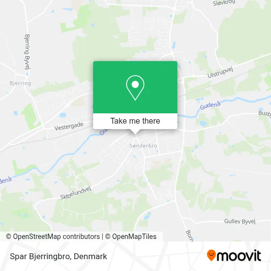 Spar Bjerringbro map