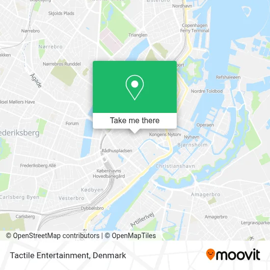 Tactile Entertainment map
