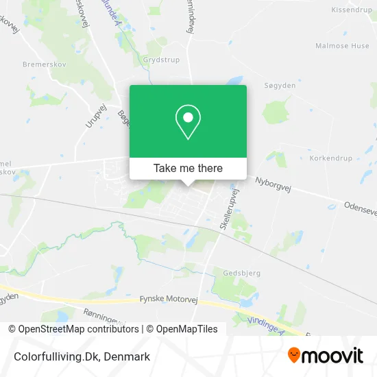 Colorfulliving.Dk map