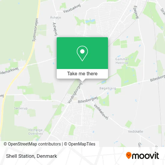 Shell Station map