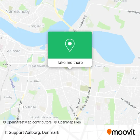 It Support Aalborg map