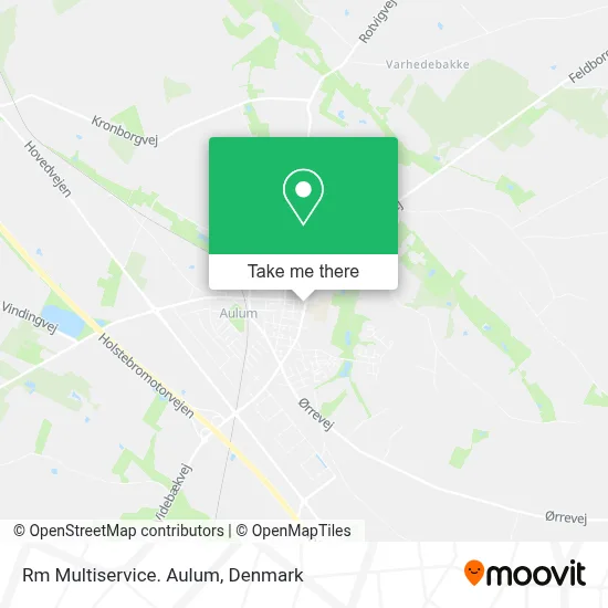 Rm Multiservice. Aulum map