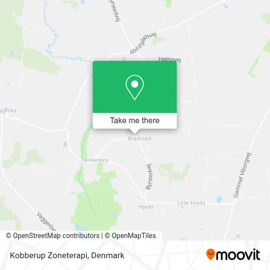 Kobberup Zoneterapi map