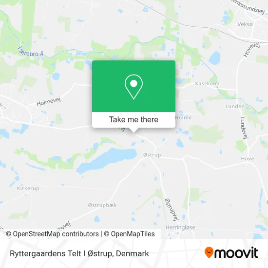 Ryttergaardens Telt I Østrup map