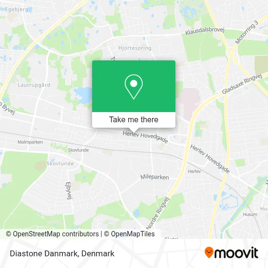 Diastone Danmark map