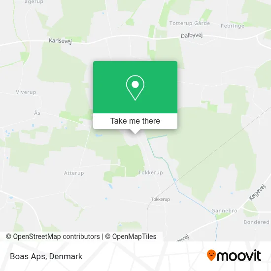 Boas Aps map