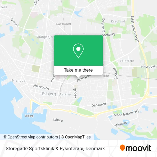 Storegade Sportsklinik & Fysioterapi map