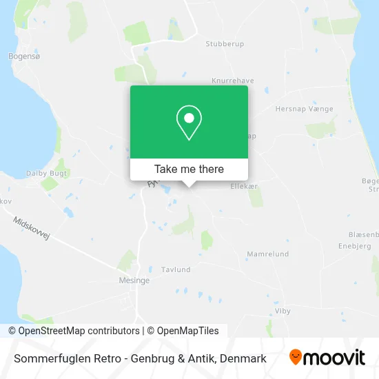 Sommerfuglen Retro - Genbrug & Antik map