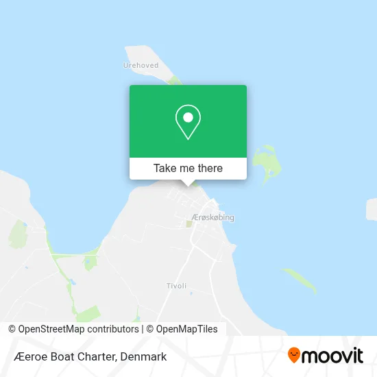 Æeroe Boat Charter map