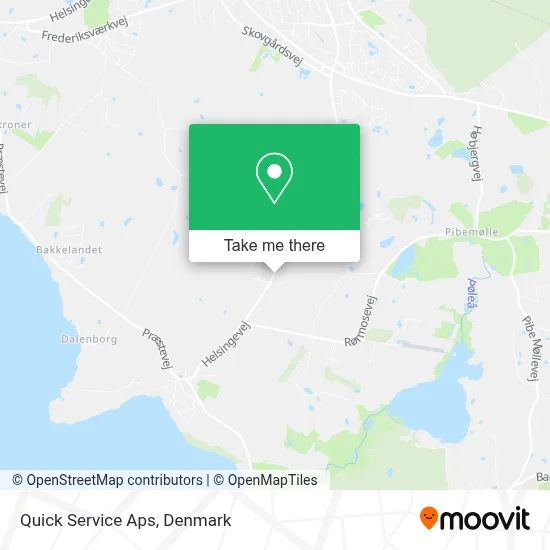 Quick Service Aps map