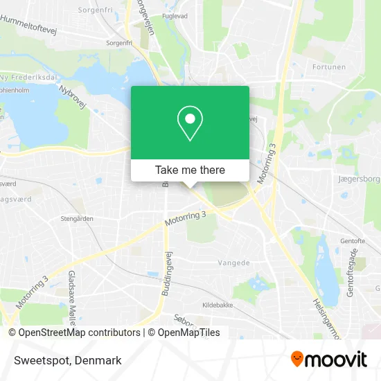 Sweetspot map