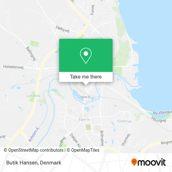 Butik Hansen map
