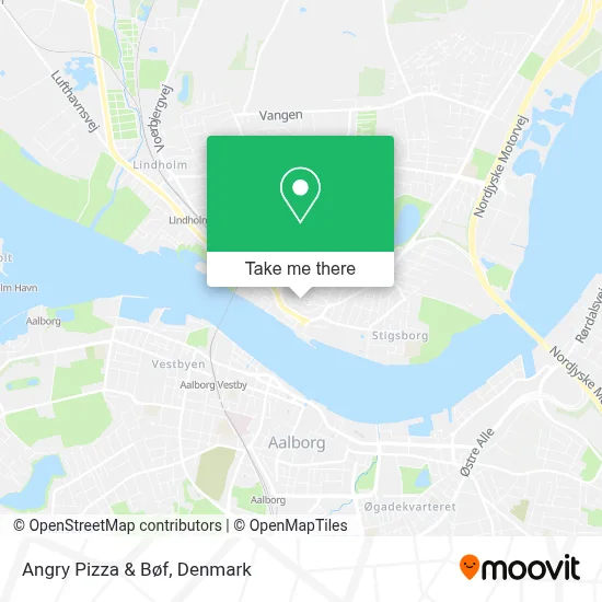 Angry Pizza & Bøf map