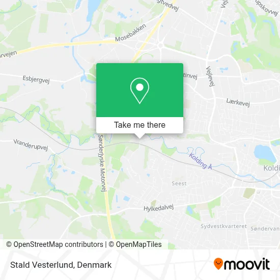 Stald Vesterlund map