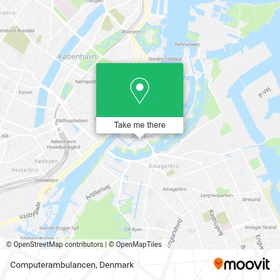 Computerambulancen map