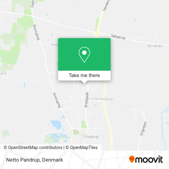 Netto Pandrup map
