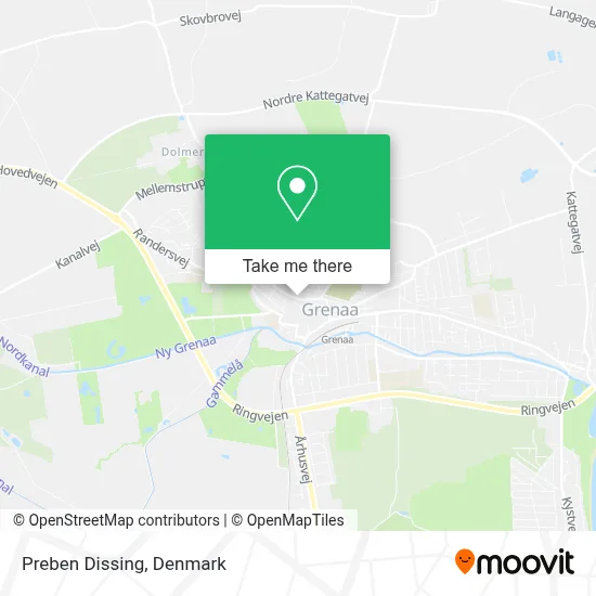 Preben Dissing map