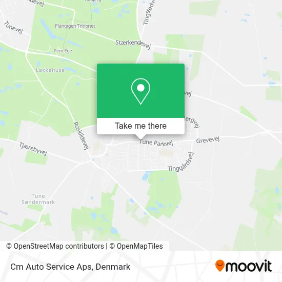 Cm Auto Service Aps map