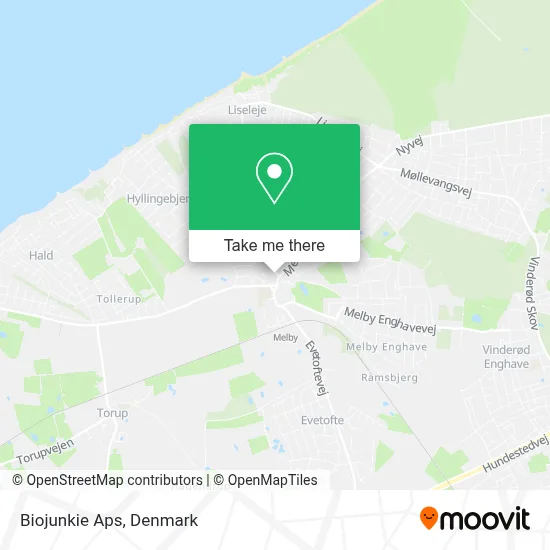 Biojunkie Aps map