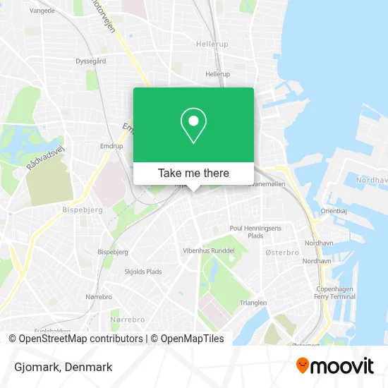 Gjomark map
