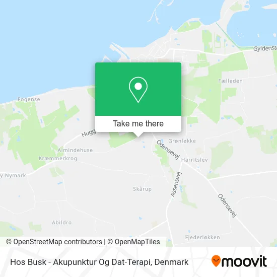 Hos Busk - Akupunktur Og Dat-Terapi map