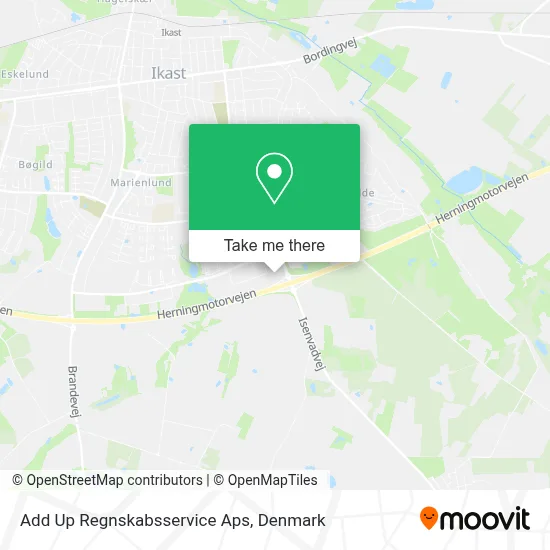 Add Up Regnskabsservice Aps map