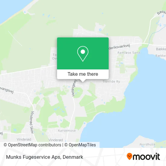 Munks Fugeservice Aps map