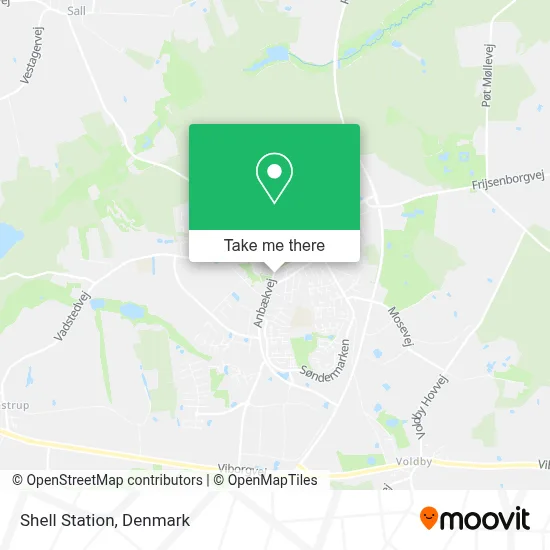 Shell Station map