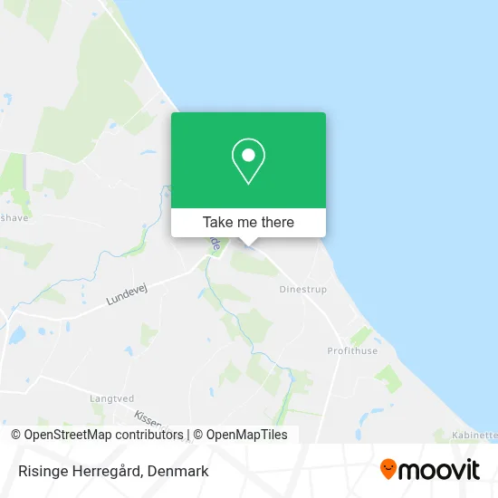 Risinge Herregård map