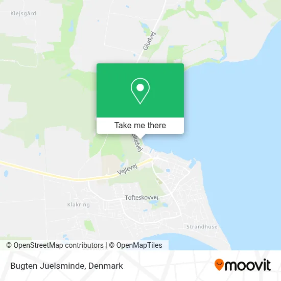 Bugten Juelsminde map