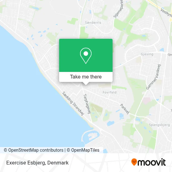 Exercise Esbjerg map