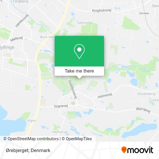 Ørebjerget map