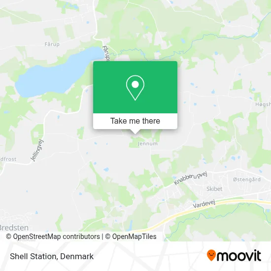 Shell Station map