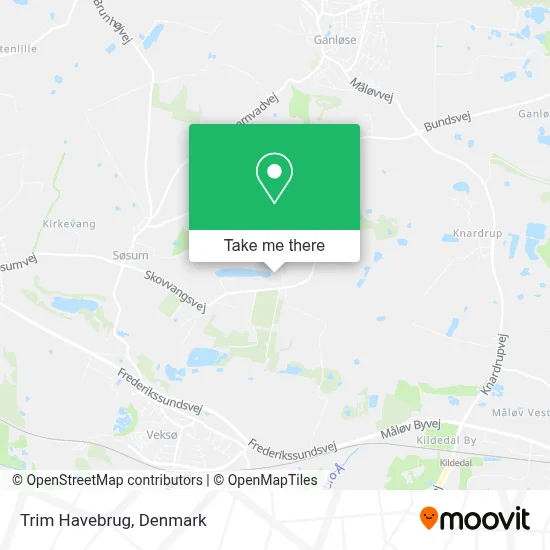 Trim Havebrug map