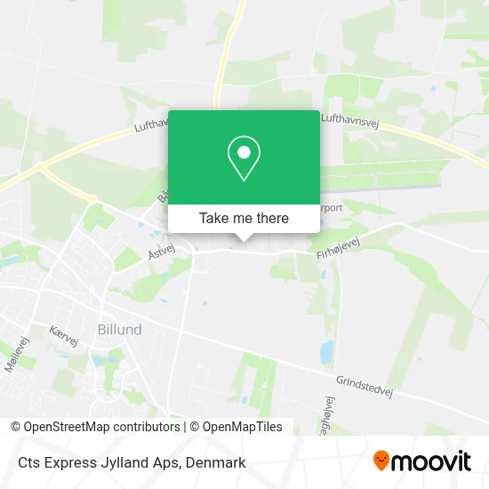Cts Express Jylland Aps map