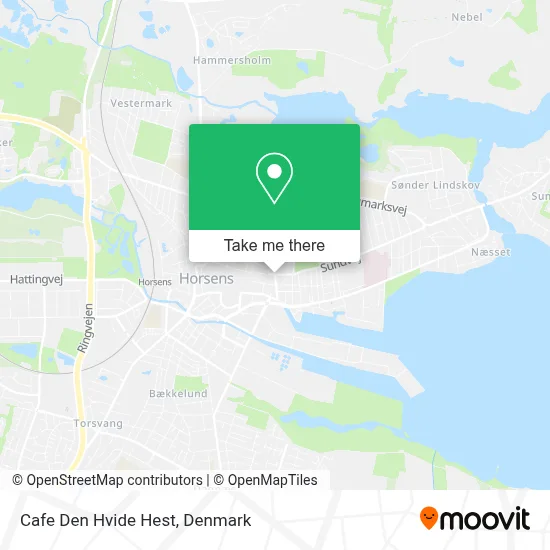 Cafe Den Hvide Hest map