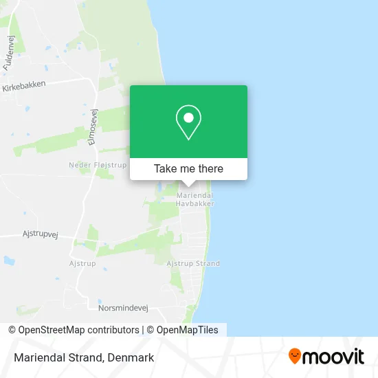 Mariendal Strand map