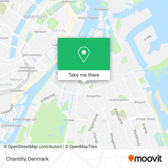 Chantilly map