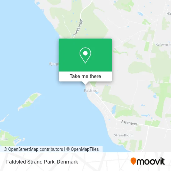 Faldsled Strand Park map