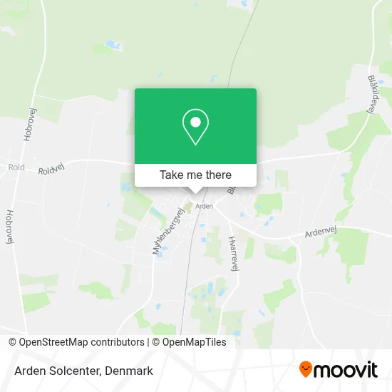Arden Solcenter map